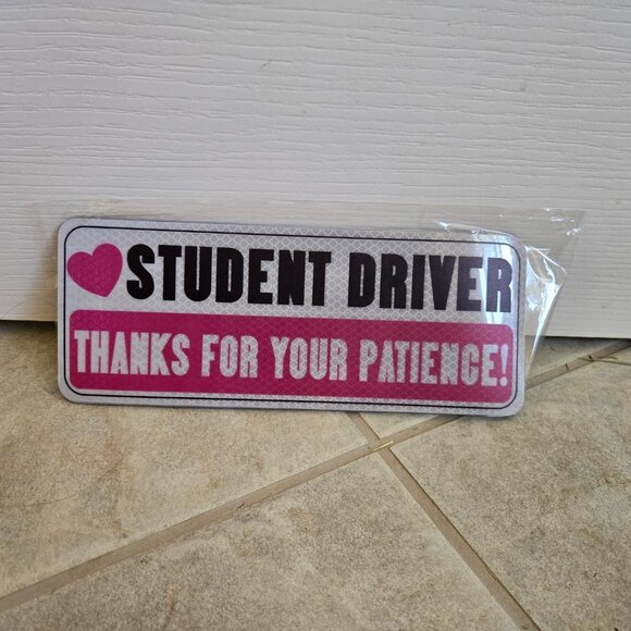 NEW Student Driver Magnet Sign (4 total) - Picture 9 of 12